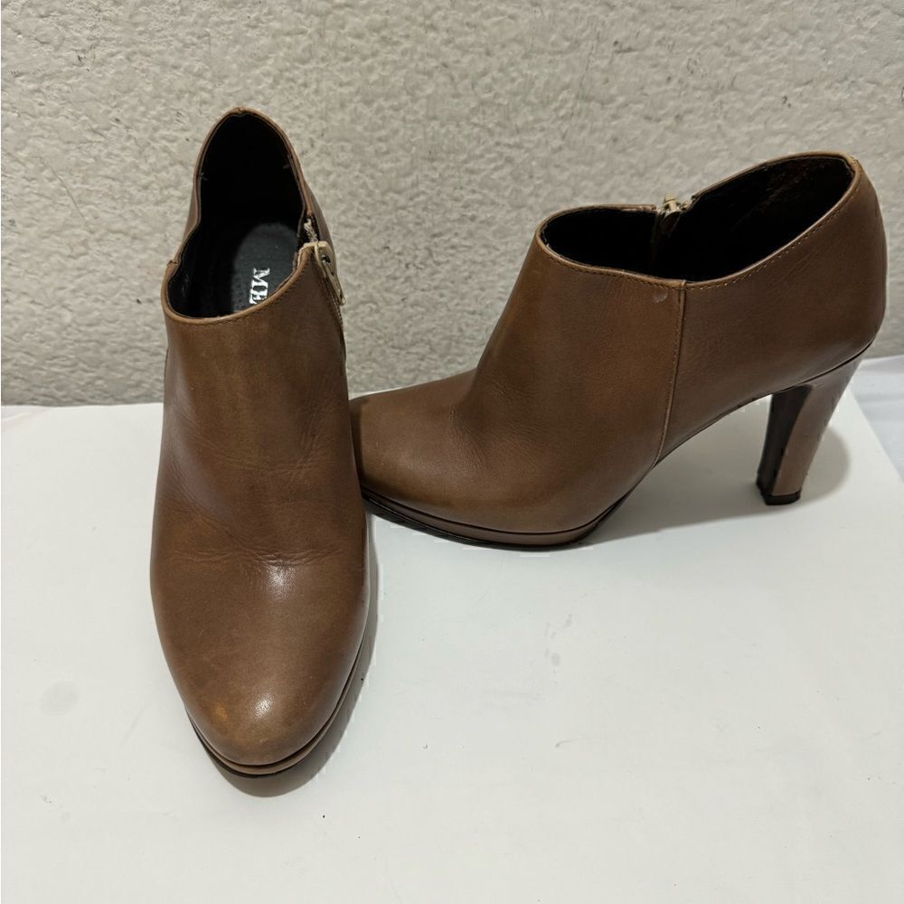 Sesto Meucci ankle boots natural tan size 7 M Italy